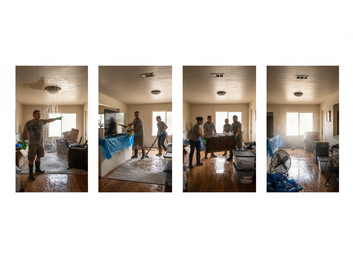 Steps to Protect Belongings After a Pipe Burst in San Luis Rey