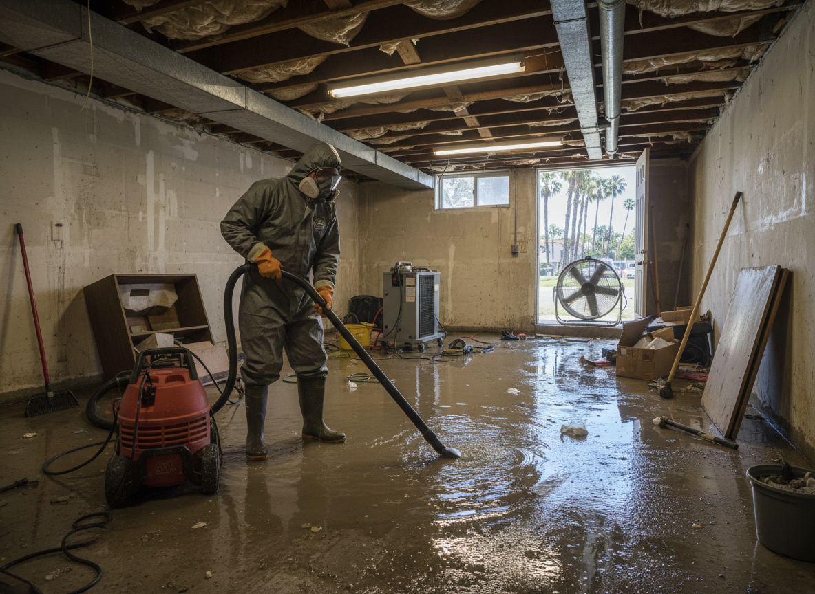 Basement Flood Cleanup in San Luis Rey, CA