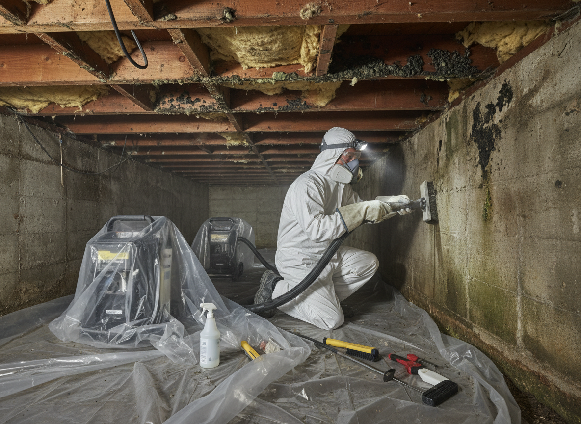 Crawl Space Mold Removal in San Luis Rey, CA