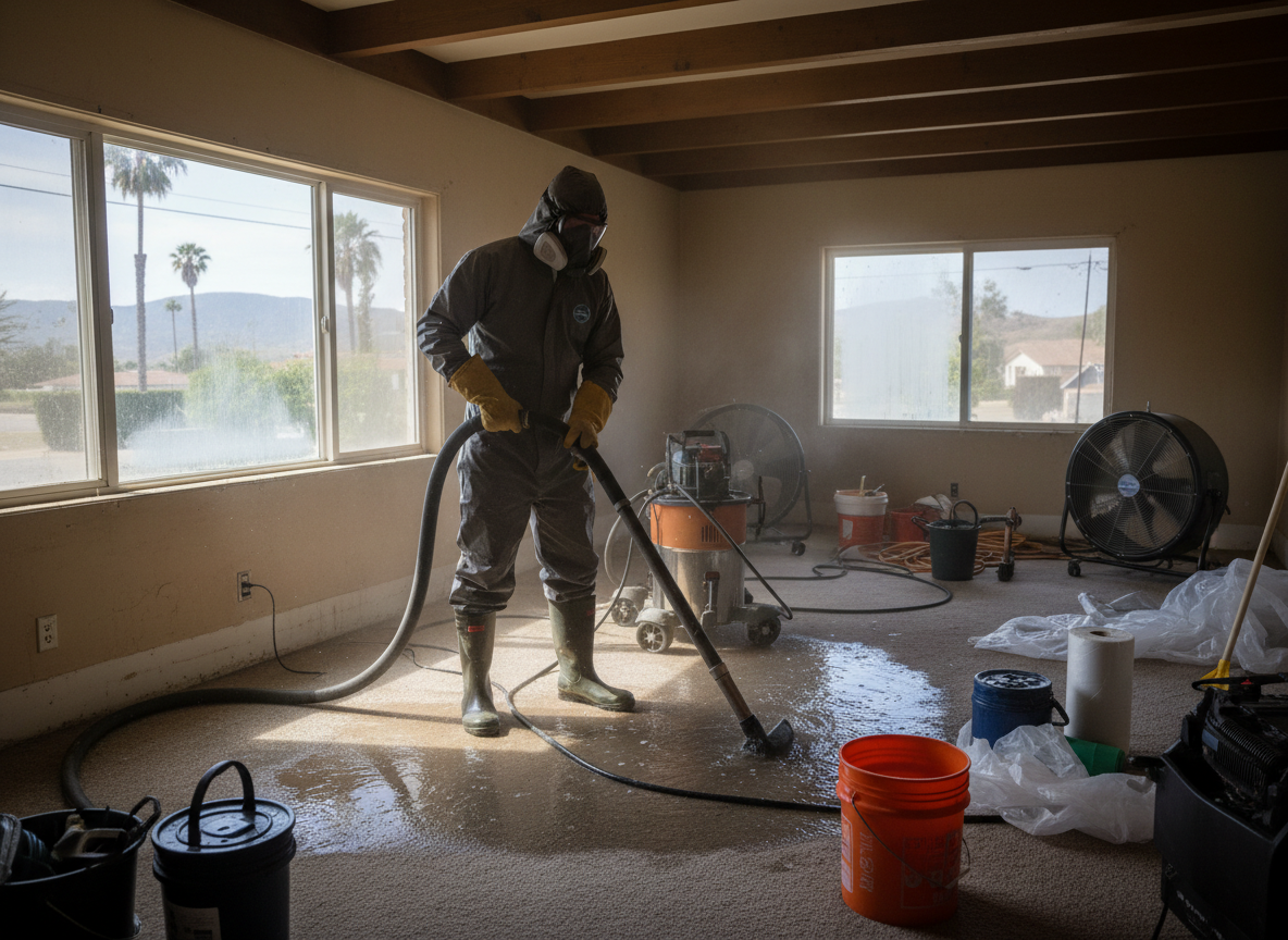 Emergency Water Cleanup in San Luis Rey, CA